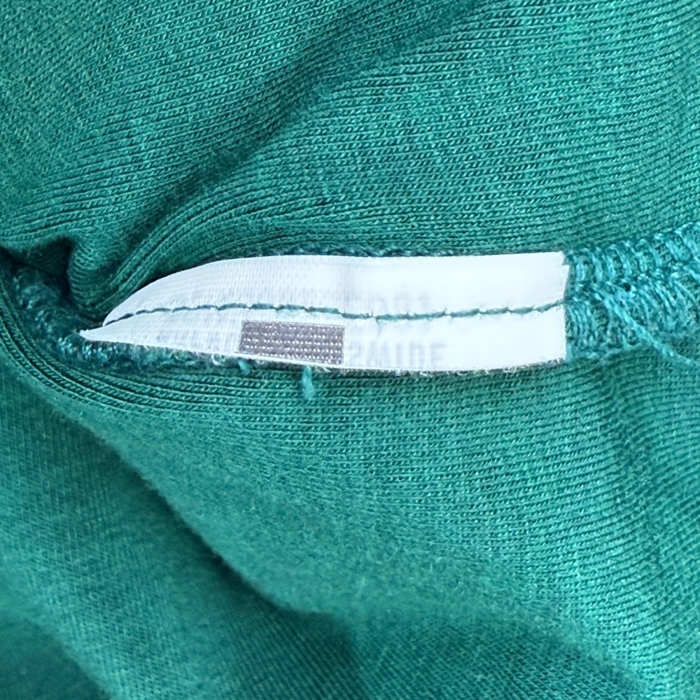 Abercrombie Ruched One Shoulder Top Womens S Green Minimalist Going Out Chic - Picture 4 of 8